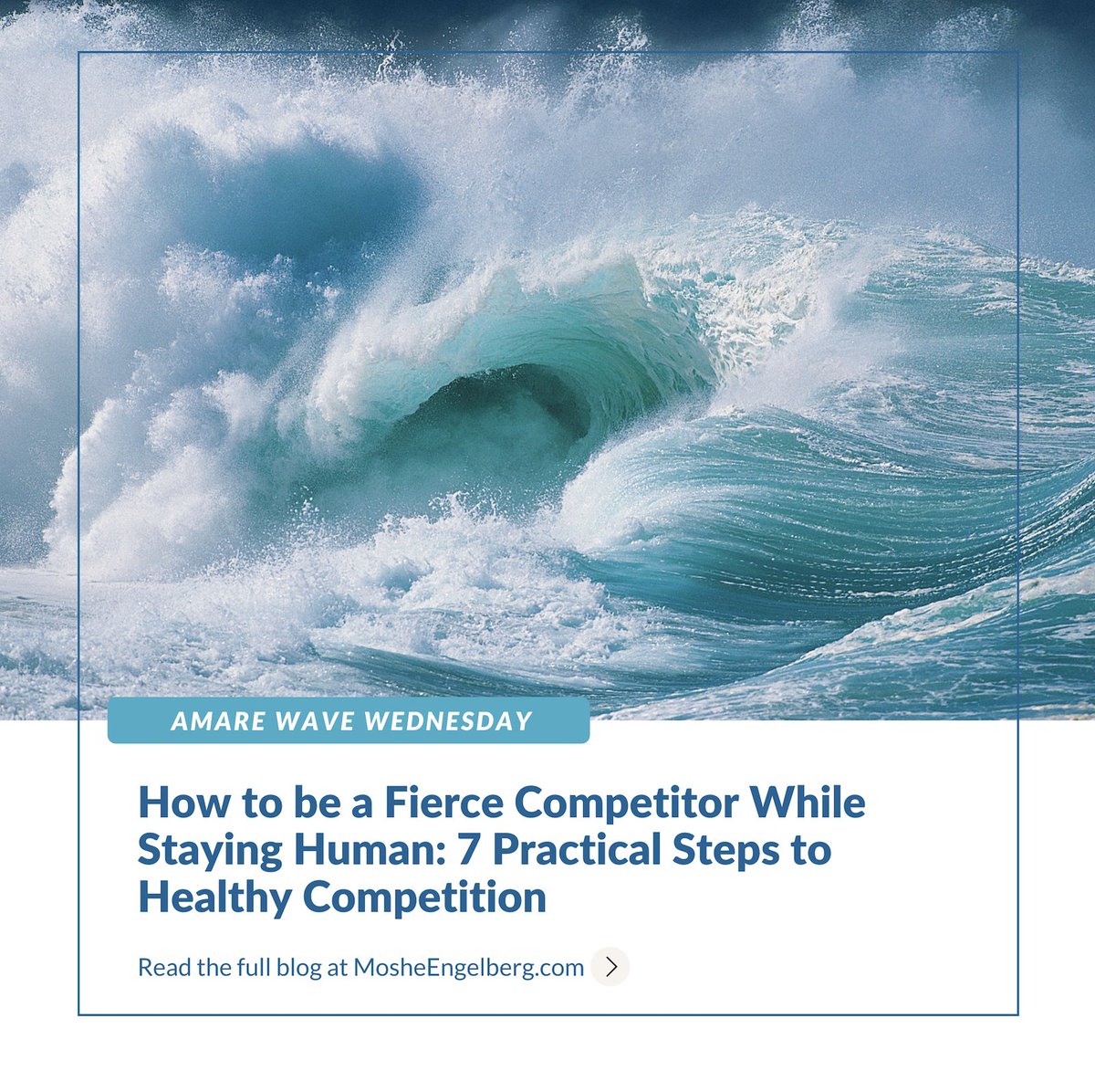 Amare business greatly values healthy competition, to respect competitors and learn from them, and to aim to make each other better.

Click here to read today’s Amare Wave Wednesday for 7 actionable tips to transform your view of competition: loom.ly/T941sCw