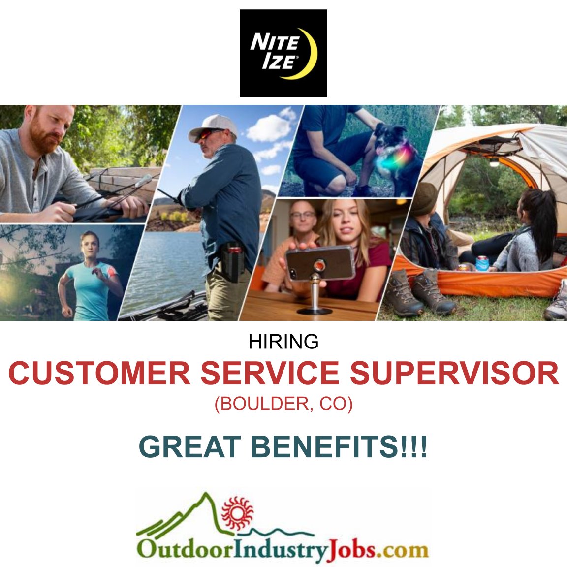 Outdoor_Jobs's tweet photo. Apply Here: https://t.co/WsrQvImJ7n

#outdoorindustryjobs #outdoorindustry #niteize #customerservice #customerservicesupport #customerserviceweek #customerservicesupervisor #hiringcustomerservice #customerservicejobs #coloradojobs #boulderjobs #liveincolorado @NiteIze https://t.co/3CdneUUIu3