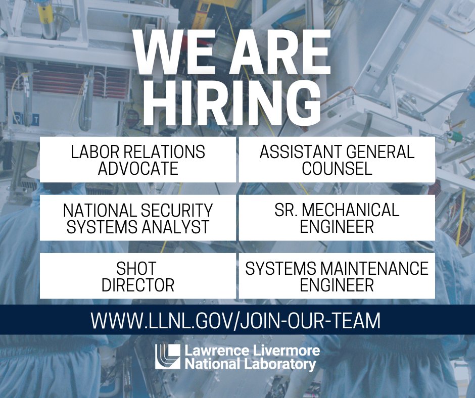 Lawrence Livermore National Laboratory tweet media