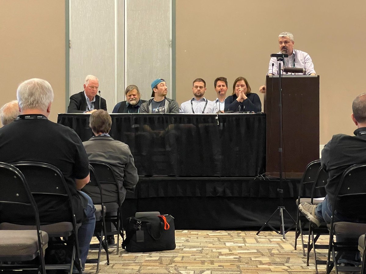 OpenMP_ARB's tweet image. The #OpenMP BOF is now on-going at #SC22 in Dallas in Rooms C140 - C142. We have 78 participants at the moment. Come join in the fun!

#HPC #HPCAccelerates #Embedded