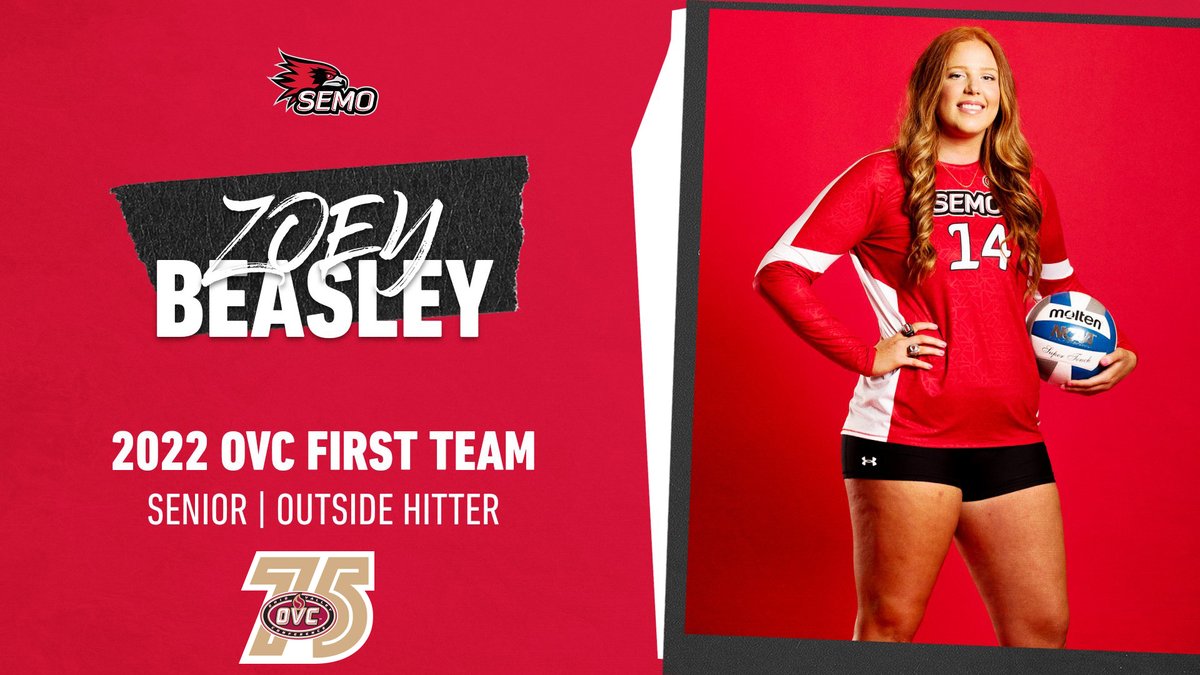 Congratulations to Zoey Beasley who was named to the 2022 All-OVC First Team‼️

#LetsSoar | #OVCit