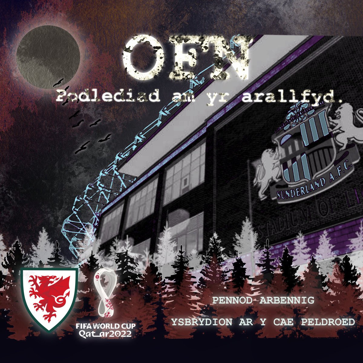 OFNYPOD's tweet photo. PENNOD ARBENNIG WYTHNOS NESA! 
GYDA CYMRU AR EI FFORDD I GWPAN Y BYD FYDD OFN YN ADRODD STORÏAU AM YSBRYDION Y BÊL GRON.
GWRANDEWCH OS CHI'N MEIDDIO!
CYSGWCH YN DAWEL! https://t.co/ajWw3CPfJs