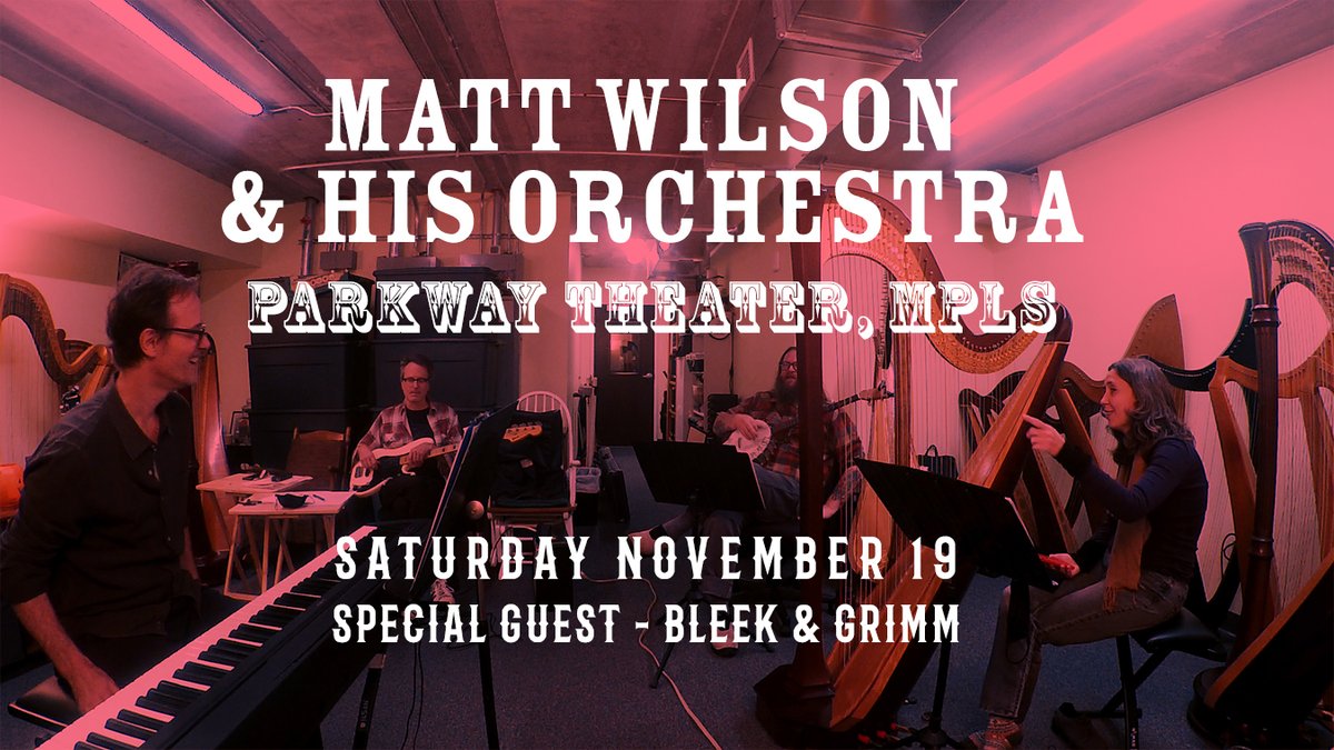 I'm thinking about our music show on Saturday, how nice it's gonna be to see you. My gut is aching to just jump ahead 3 nights. eventbrite.com/e/matt-wilson-…