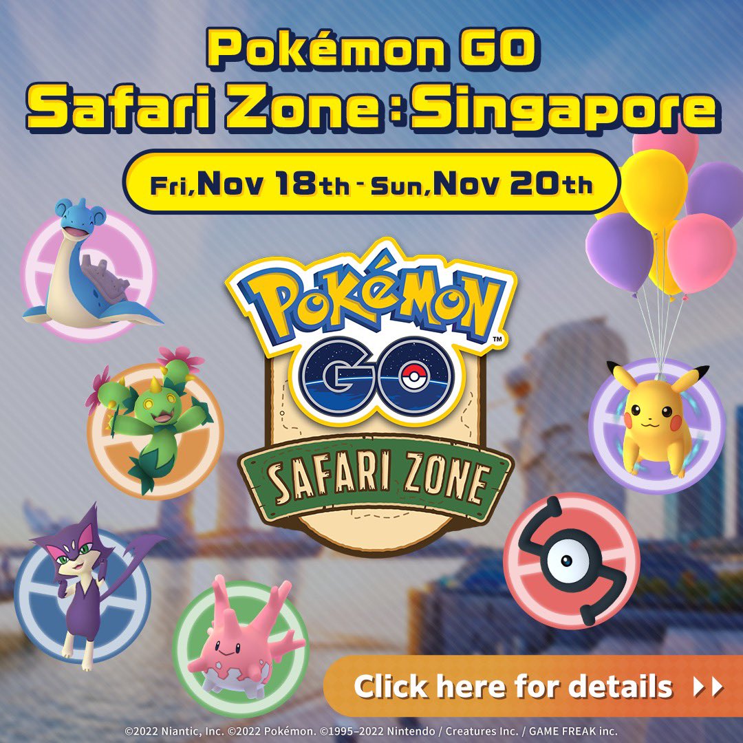 Pokémon GO Safari Zone: Singapore