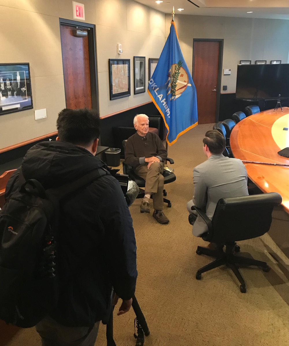 Tune in to <a href="/NEWS9/">News 9</a> at 6 p.m. for some exciting behind-the-scenes views &amp; Statehood Day surprises! 

📍 OK History Center