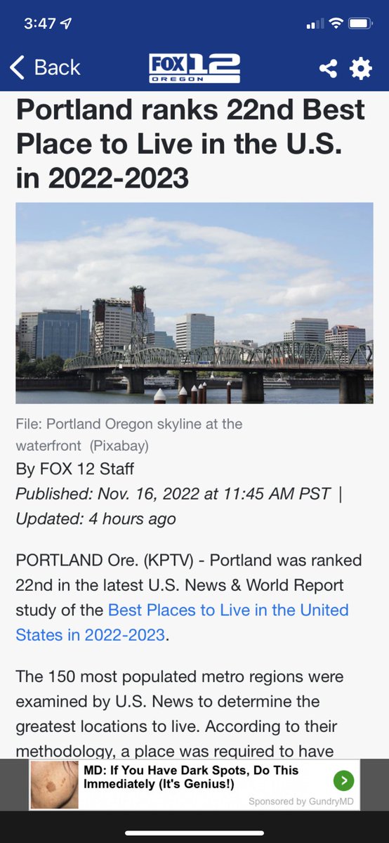 FolderPhill's tweet image. How bad is the rest of the country with Brandon in charge for this to be true? One can’t go to Poopland with out getting shot killed raped car jacked or all the above