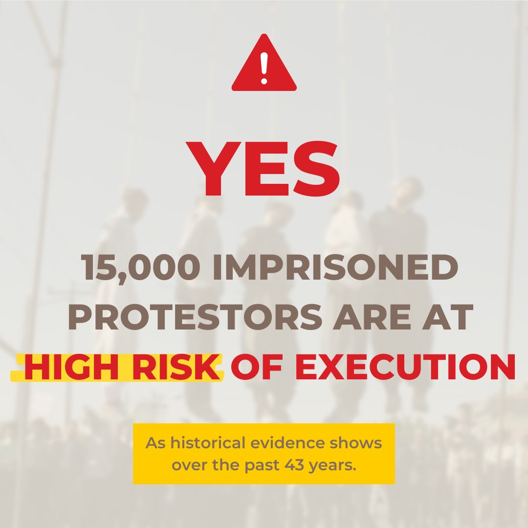 persianpurpose's tweet image. The Islamic Regime would easily execute 15,000 innocent people. 

They have done it before and they will do it again. 

Diverging from this narrative is dangerous and damaging to the Iranian people fighting for freedom.