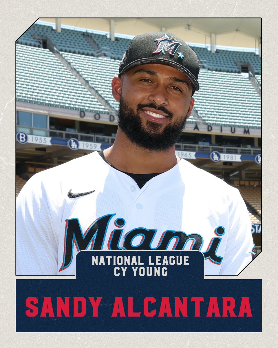 Sandy Alcantara wins the 2022 NL Cy Young award 🏆 @sandyalcantar22 @Marlins ESPN @espn Sandy Alcantara wins the 2022 NL Cy Young award 🏆 @sandyalcantar22 @Marlins ESPN @espn