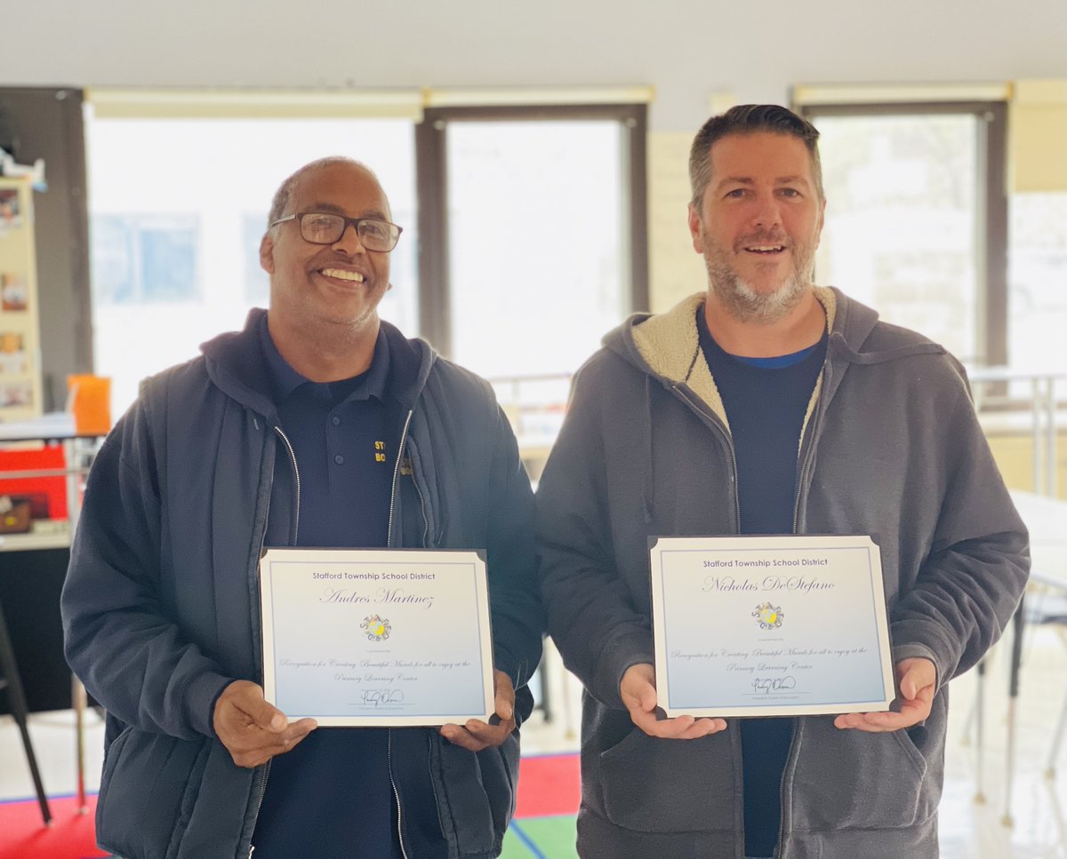 Congratulations to Andre and Nick for being recognized for their hard work on the murals at the PLC! We are so proud of them!