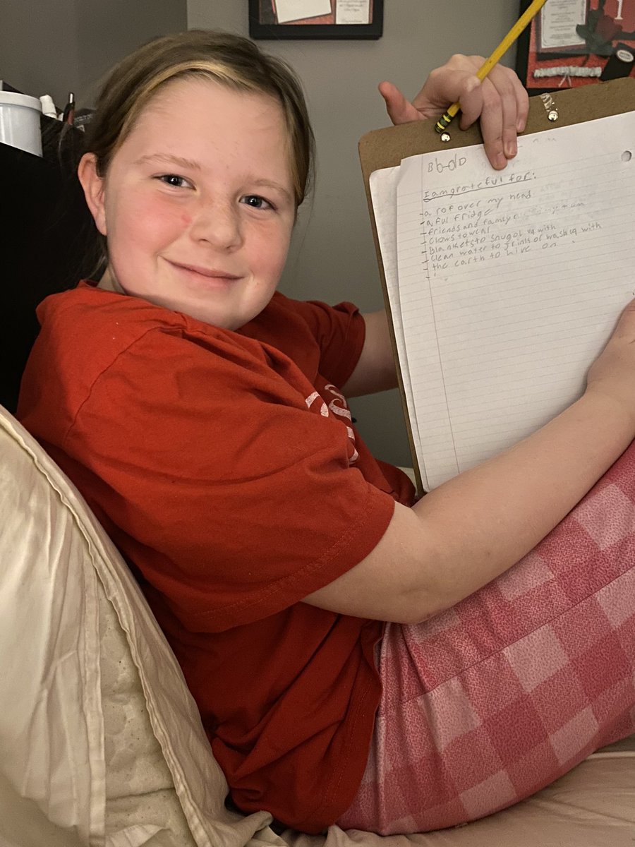 amsimms2013's tweet photo. @AdmiralsAcad_NL all the things she’s grateful for 💗#AdmiralsReads #gratitudemonth https://t.co/VBfPiyHzPV