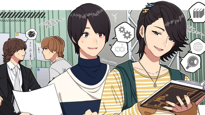 #クロスオーバー画像をあげるこういうのを描いてます 
