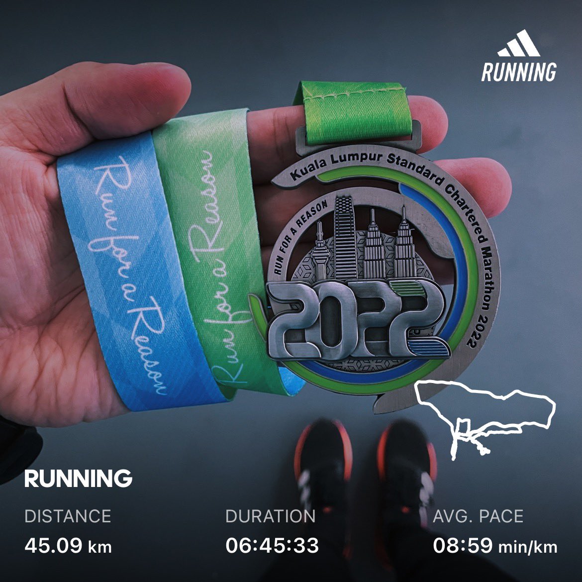 wanmahazir's tweet photo. Alhamdulillah! Selesai Fun Run @ Standard Chartered KL Marathon 2022πβπ» #klscm #klscm2022 #funrun #runwanrun https://t.co/qGDi4xHXHY