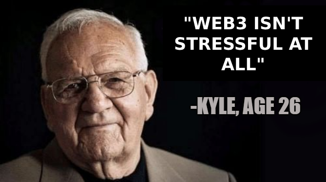 I feel like I've aged 30 years since getting here