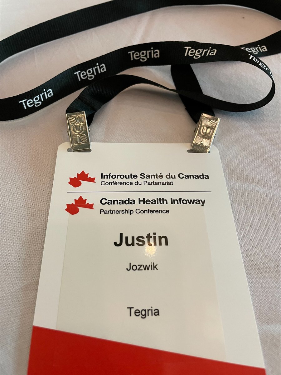 TegriaCA's tweet photo. A great 2 days at the @Infoway Partnership Conference speaking with #DigitalHealthExperts from across Canada to learn more about the role innovative health technologies play in improving the healthcare landscape #ThinkDigitalHealth #DigitalHealthWeek https://t.co/NgXJF9uyYR