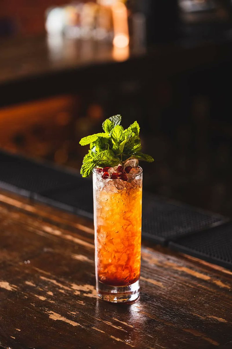 A zero-proof delight from Seattle bartender Kayleigh Blome. Persephone Sunset recipe: buff.ly/3AiH9bl