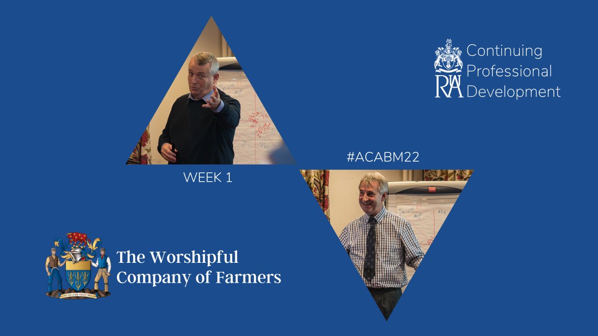 CpdRau's tweet photo. Halfway through Wk 1 of the 71st @FarmersCompany  programme! Amongst the speakers today we were delighted to welcome Dr John Gilliland OBE &amp; Dr Alastair Leake @RoyalAgUni @RAUAlumni #agmanagement #agribusiness #ACABM22 #nowmorethanever @Farm491 https://t.co/UWj9bYVsEb