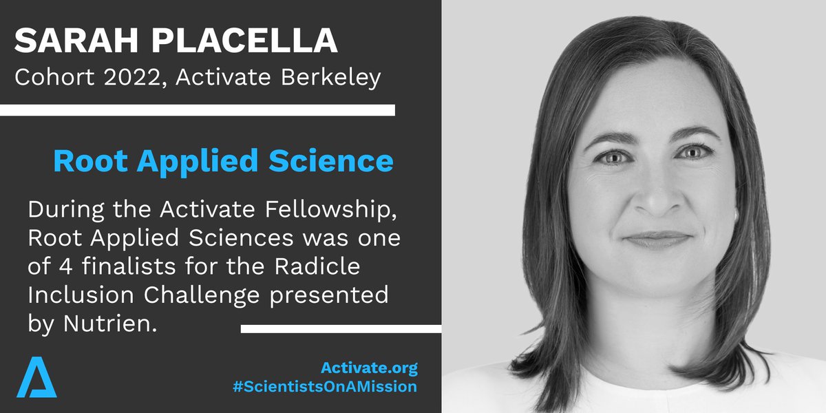 activatefellows's tweet image. While working at an AgTech startup, Sarah Placella realized that many challenges growers face are due to lack of information. She founded @RootAppliedSci to develop pathogen monitoring technology to alert farmers of exact fungal pathogen arrival. #ScientistsOnAMission