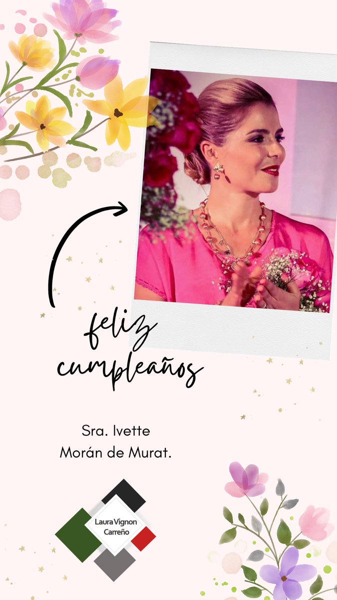 ¡Feliz cumpleaños! estimada Sra. <a href="/IvetteMurat/">Ivette de Murat</a>!