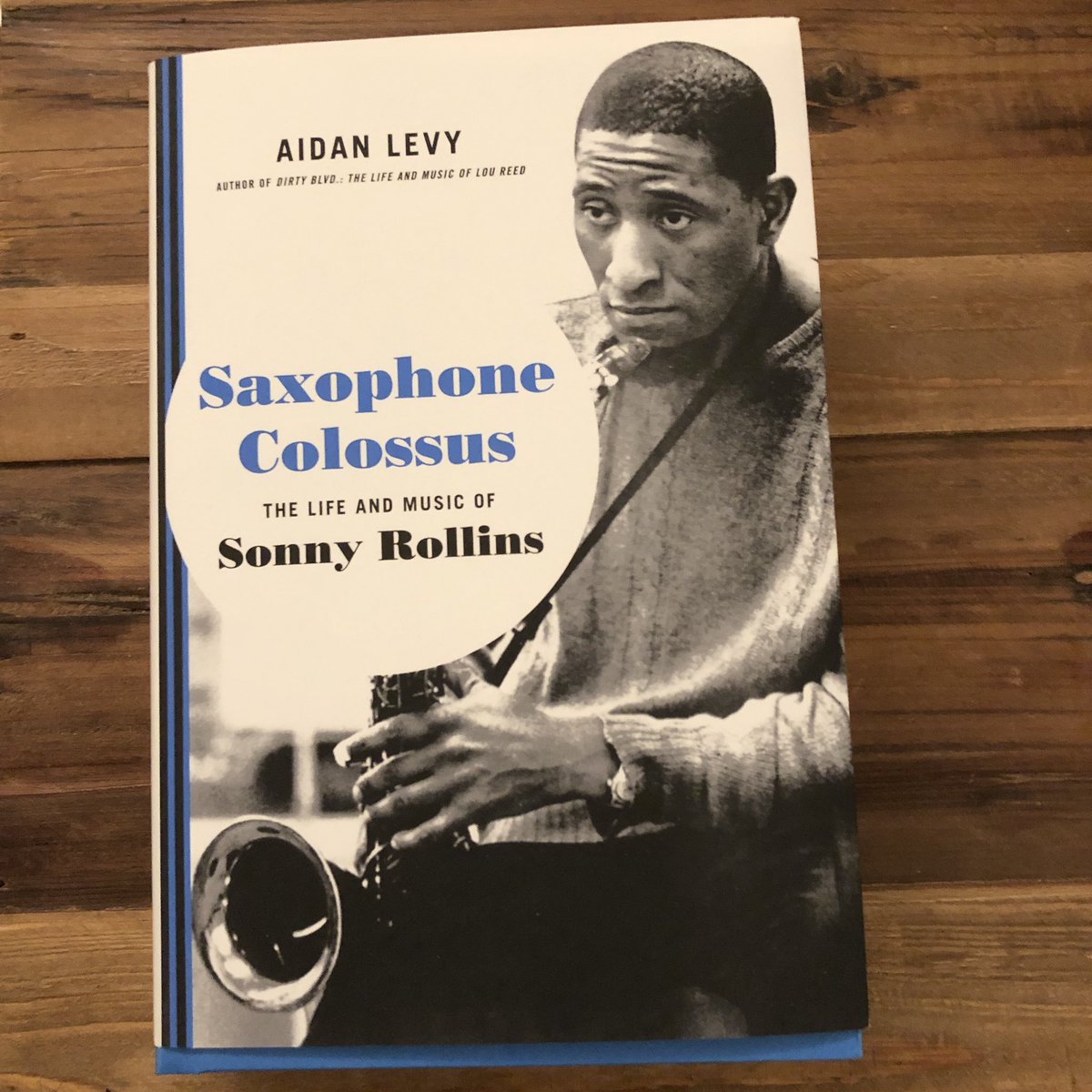 Just got <a href="/aidan_levy/">Aidan Levy</a>’s new book “Saxophone Colossus” about the great <a href="/sonnyrollins/">Sonny Rollins</a>, in the mail. Really looking forward to reading this. 🙏🏾