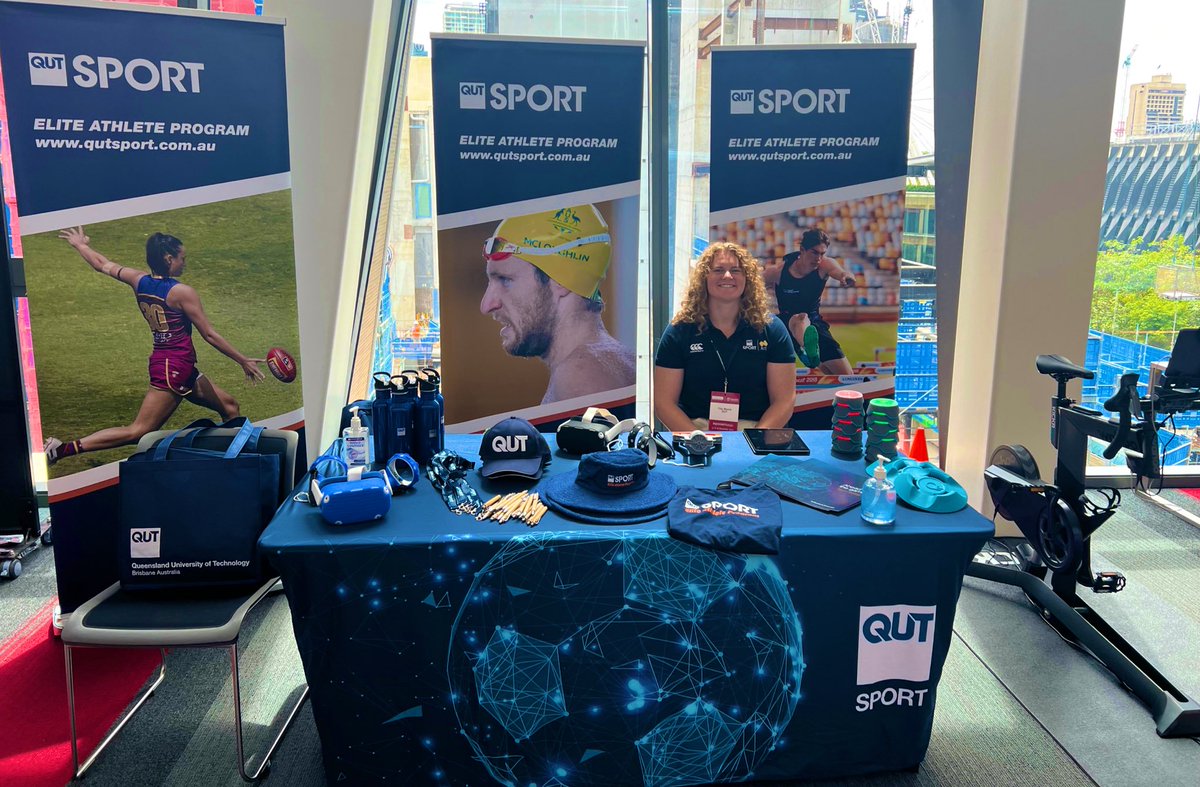 Today & tmrw @QUT Sport are a supporting partner of the @QldAcademySport Ignite Conference! Great to have our student-athletes Matilda Moore & Isabelle Carnes leading the QUT Sport group and sharing their experiences! Well done team! #eliteathletes #qutsport