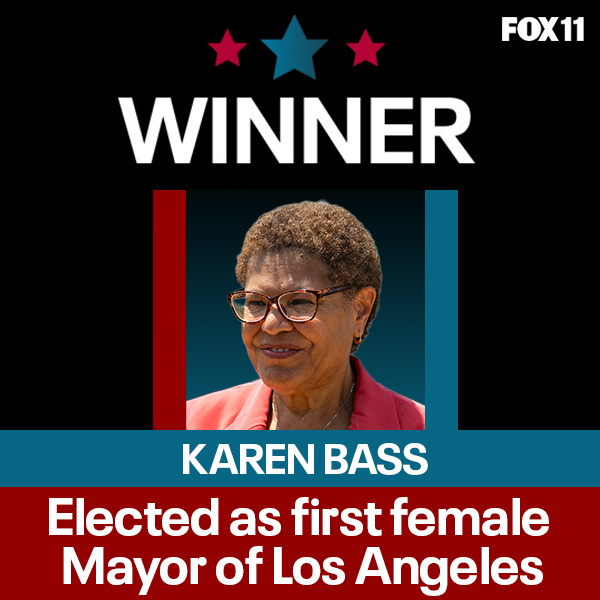#BREAKING NEWS: Karen Bass has defeated Rick Caruso to become the next mayor of Los Angeles bit.ly/3EDSUMj