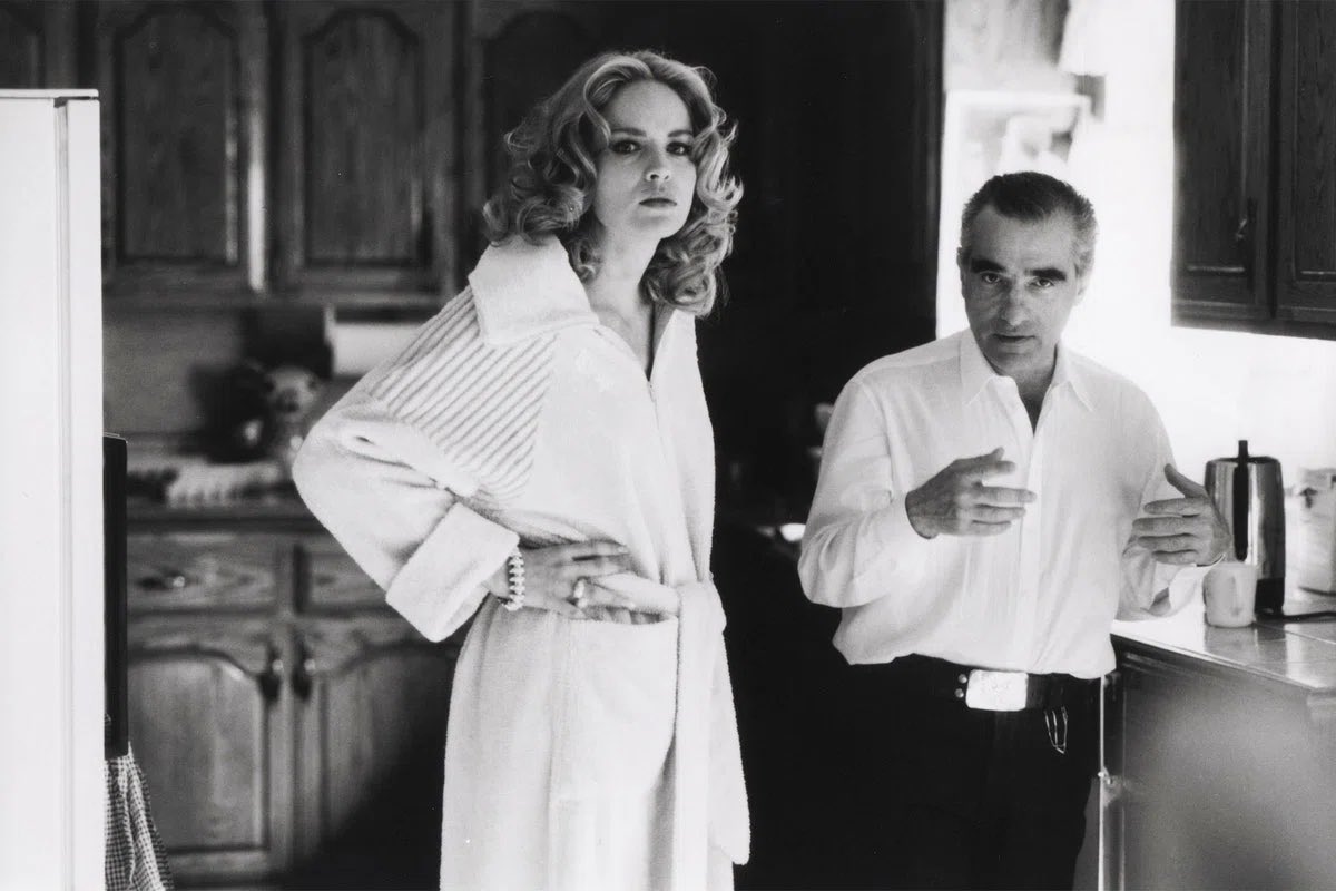 Happy Birthday, Martin Scorsese  with Sharon Stone on the set of Casino, 1995 