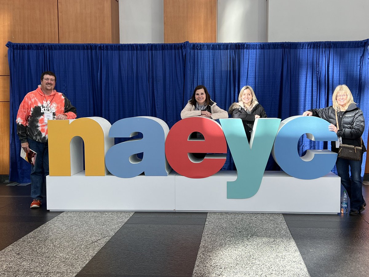 BATigerCubs's tweet photo. Excited to kick off the NAEYC conference with some AMAZING Easton educators! Looking forward to a GREAT few days of professional learning! @MElena50 @AssistSupEaston #BATigerCubPride https://t.co/2cwG7EABdy