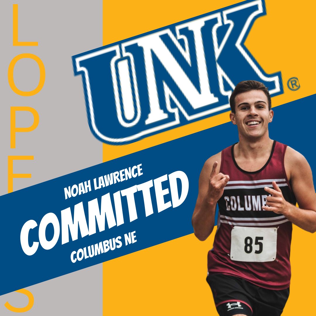 Noah Lawrence (@noahlawrence341) on Twitter photo After talking with family and coaches, I am extremely excited to announce that I will be continuing my academic and athletic career at the University of Nebraska Kearney! Thank you <a href="/CoachBonsall/">Brady Bonsall</a> for this amazing opportunity. @UNK_Track <a href="/DiscovererXC/">Discoverer Cross Country</a> <a href="/CDiscoverersTF/">Columbus Track & Field</a> After talking with family and coaches, I am extremely excited to announce that I will be continuing my academic and athletic career at the University of Nebraska Kearney! Thank you <a href="/CoachBonsall/">Brady Bonsall</a> for this amazing opportunity. @UNK_Track <a href="/DiscovererXC/">Discoverer Cross Country</a> <a href="/CDiscoverersTF/">Columbus Track & Field</a>