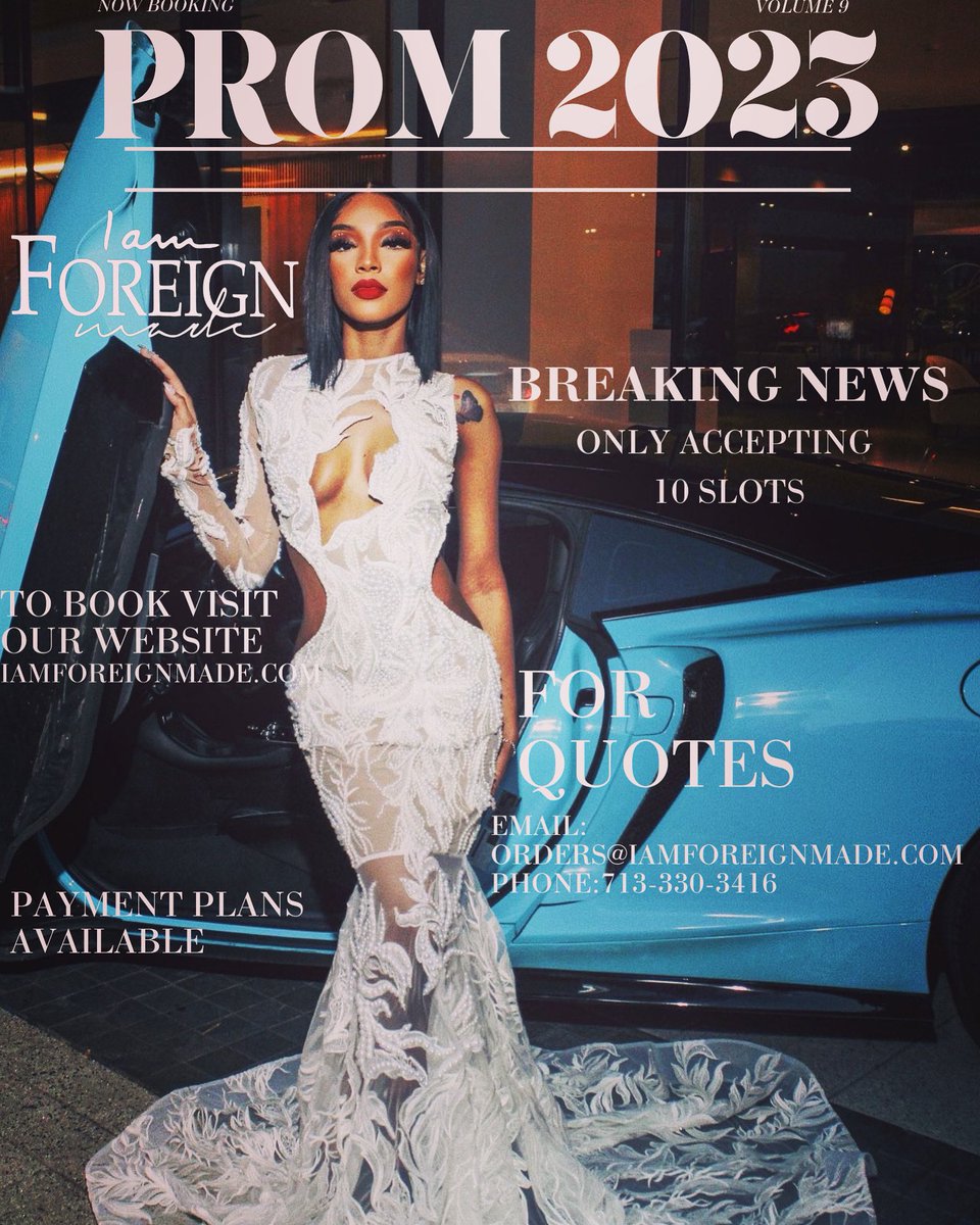 iamforeignmade's tweet photo. The objective is to be everything they are not…
DIFFERENT!

Iamforeignmade is now accepting only 10 consultations for the 2023 Season
Early Bird Special, starts now till 11/18
To book the link is in our bio! https://t.co/fkXmO3nQvY