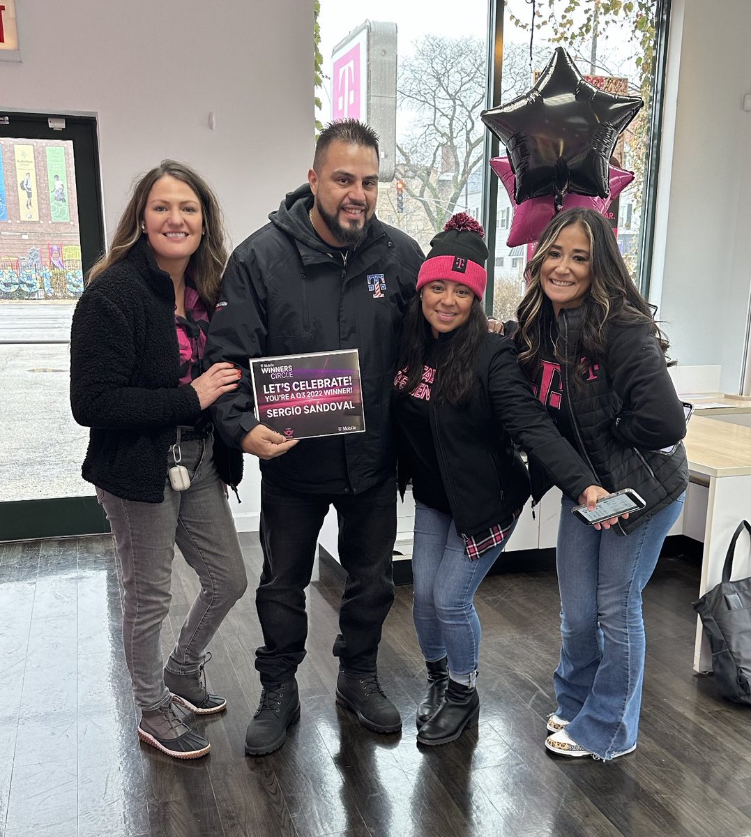 Magenta Fam help me Congratulate &amp; Celebrate 🎉 <a href="/SergeSandoval24/">Sergio Sandoval</a> as a Q3 Winners circle recipient! Appreciate all you do &amp; cheers to your continued growth ahead. 🎉 <a href="/ChartierDoug/">Doug Chartier</a> <a href="/domjrcoleman/">Dom Coleman</a> @jennyabonce <a href="/TRoyal25/">Tony Royal</a>