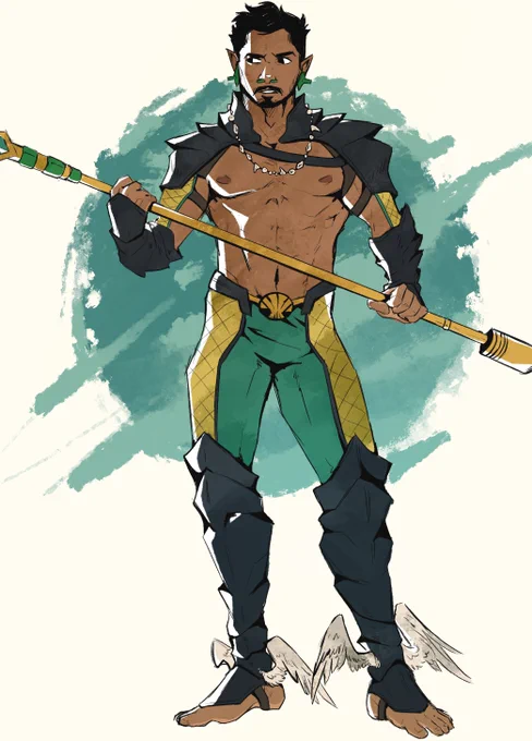 Love this outfit from the comics so I put mcu!namor in it lol 