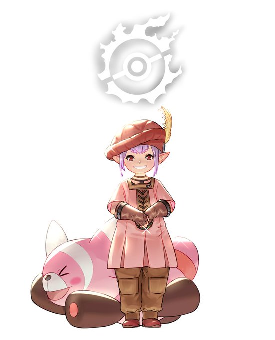 「hat pink coat」 illustration images(Latest)
