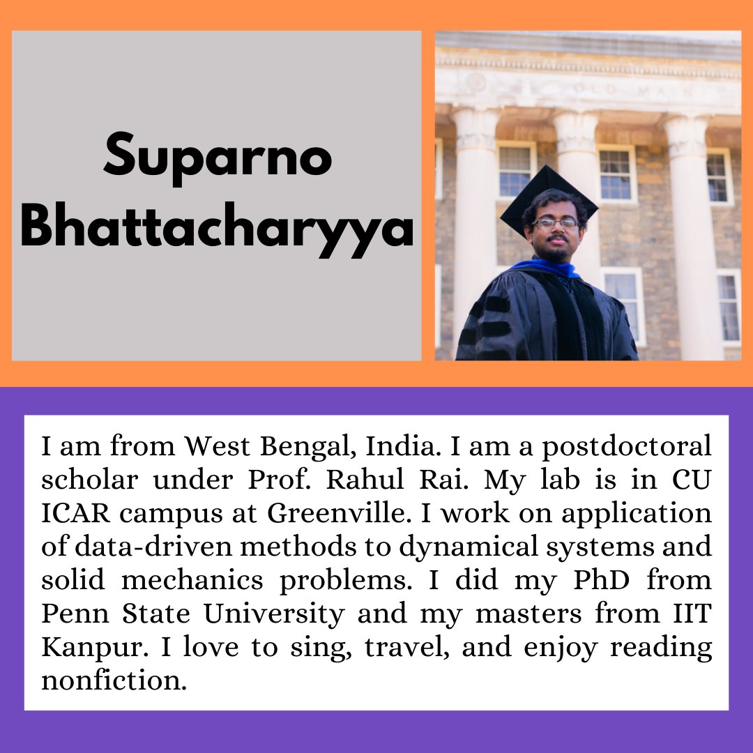 clemsonpostdocs's tweet image. Meet this week&apos;s Postdoc Spotlight, Suparno Bhattacharyya! #postdocs #Spotlight