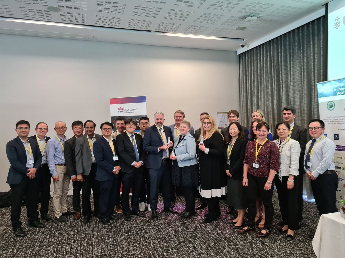 bkvmccabe's tweet photo. Great to participate in the official launch of our @arc_gov_au Research Hub for Nutrients in a Circular Economy at @uts today. Our team will work w/ industry to optimise #biofertilisers from the #wastewater sector to improve #nutrientsecurity & #foodsecurity https://t.co/NklxaWbc8e