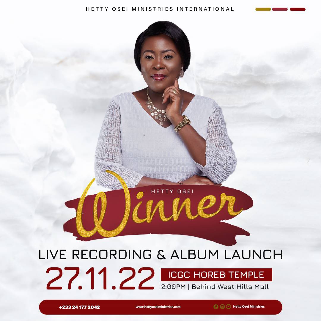 Marcell76512914's tweet photo. In times of struggle we still have our winning vibe... We are winners!

Join us at ICGC Horeb Temple (Behind West Hill Mall) for an awesome and grace filled experience with Hetty Osei on Sunday, 27th November!

Come and be blessed!🔥🔥🔥🔥

#HOMI #WinnerAlbum #Launch #HettyOsei. https://t.co/BrTaE4e2me