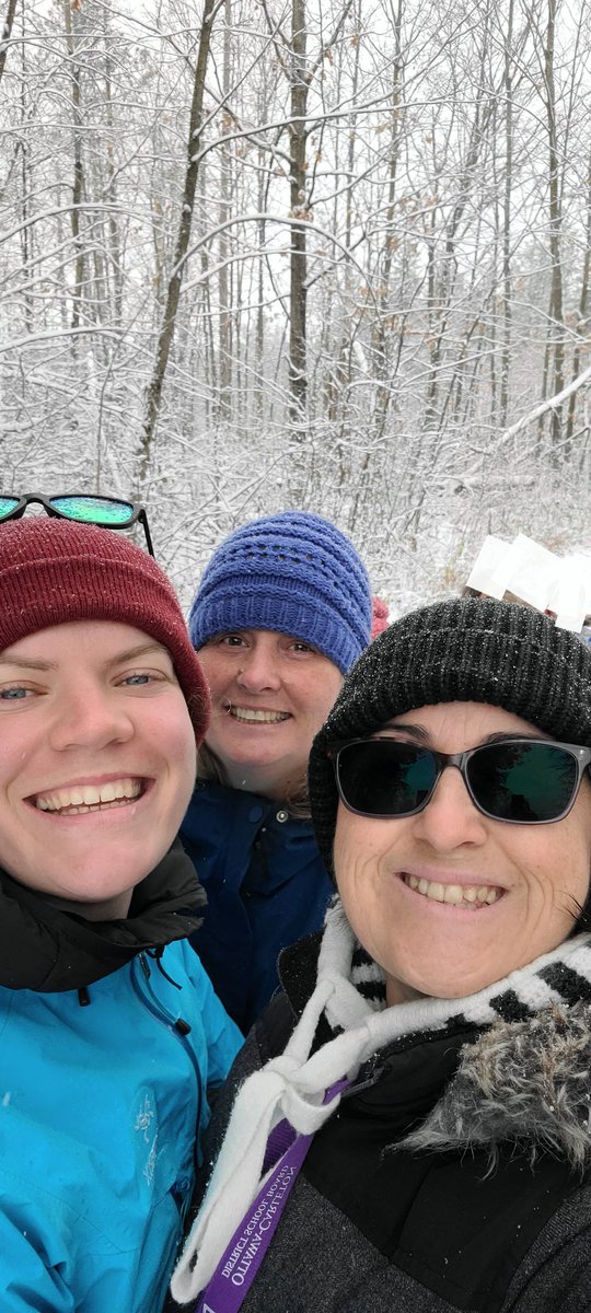The first fresh snow always feels so great! Starting the day in the forest with these amazing educators and the kiddos was a bonus! Have a look who enjoyed themselves the most! I am grateful! 💙❄️ <a href="/ShingwakonsPS/">Shingwàkons Public School</a>