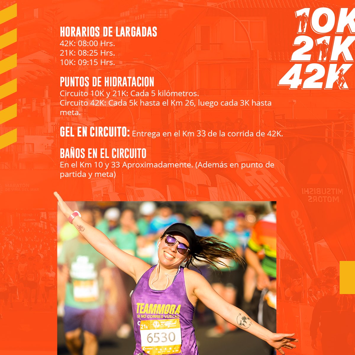 maratonvina's tweet image. ¡Falta muy poco! Revisa toda la información relevante para este fin de semana. ¡Nos vemos en la meta! #PumaMaratónDeViñaDelMar