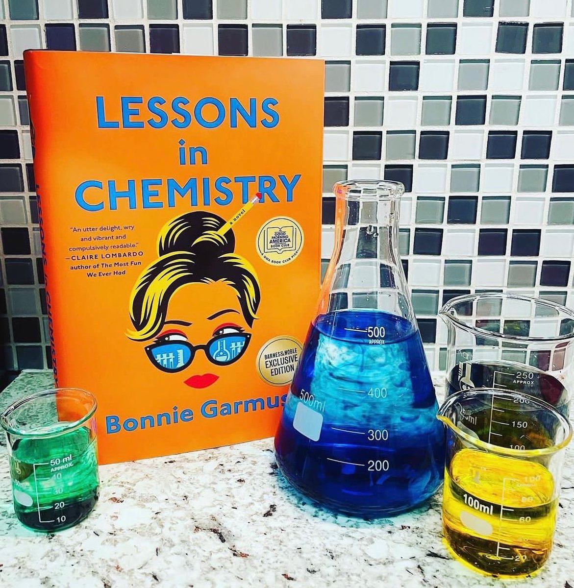 Here it is—the B&N Book of the Year! Lessons in Chemistry by Bonnie Garmus. You’ll fall in love with the characters in this witty debut novel that’s already being turned into a TV series. #bnboty #book #lessonsinchemistry #mustread