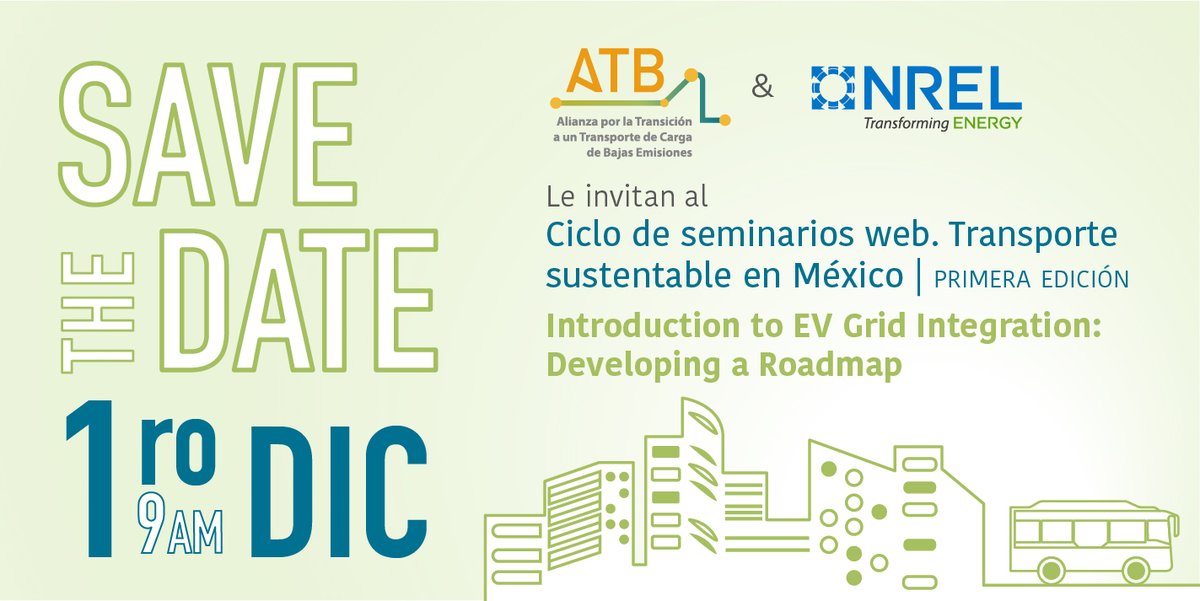 ¿Sabes cuáles son los posibles desafíos, oportunidades y consideraciones técnicas e institucionales de la #electromovilidad en la red eléctrica?
Conoce más este 01 de diciembre.
¡APARTA LA FECHA!

Más información atbalianza.mx