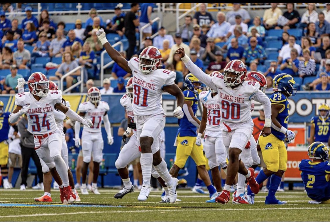 After a great conversation with Coach Poplos I am excited to announce I have received my first division 1 scholarship to Delaware State University. Go Hornets!! <a href="/DelSt_Football/">Delaware State FB</a> 

<a href="/Chris_Sailer/">Chris Sailer Kicking</a> <a href="/CoachDelleDonne/">Gene Delle Donne</a> <a href="/CoachScottCook/">Coach Scott Cook</a> <a href="/originalAPB/">AP Bucci</a> <a href="/SalesianumFB/">Salesianum Football</a>