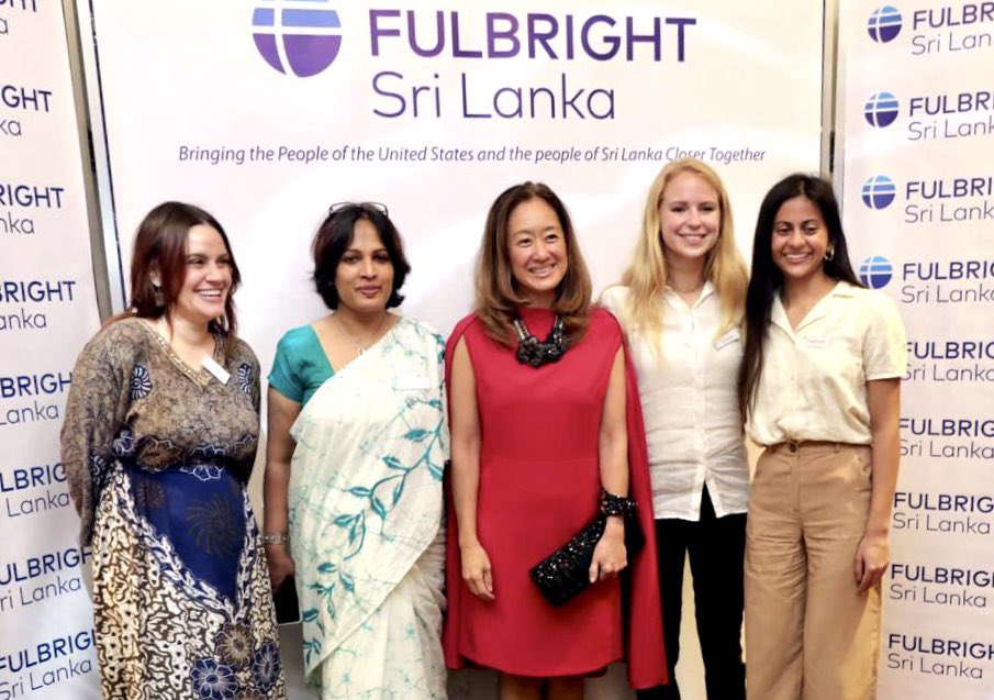 Ambassador Julie Chung (@usambsl) on Twitter photo Seventy years ago, the US & SL governments signed an agreement to launch <a href="/FulbrightPrgrm/">The Fulbright Program</a> here in Sri Lanka. Over the years, more than 2000 students and scholars have participated in Fulbright’s academic and cultural exchanges,
experiences that have enriched both countries. Seventy years ago, the US & SL governments signed an agreement to launch <a href="/FulbrightPrgrm/">The Fulbright Program</a> here in Sri Lanka. Over the years, more than 2000 students and scholars have participated in Fulbright’s academic and cultural exchanges,
experiences that have enriched both countries.