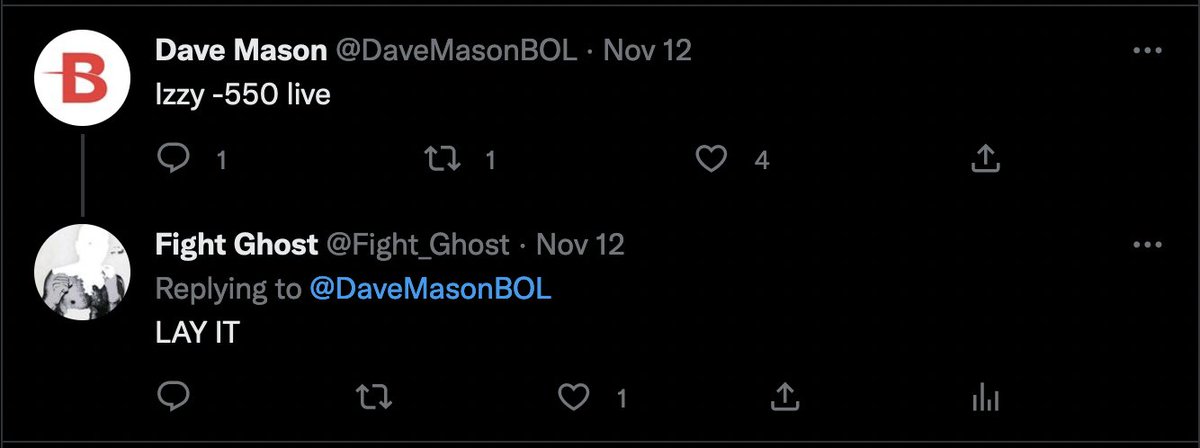 Fight_Ghost's tweet image. @DaveMasonBOL Whenever I get cocky around here, and brag about some MMA wins, remind me of THIS very moment in THAT very octagon  #layIt #UFC281