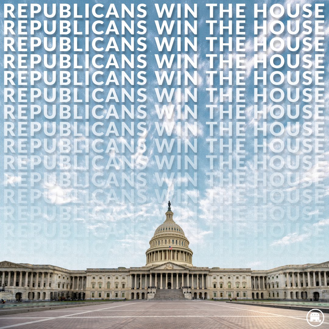 Republicans have officially flipped the house! 🇺🇸 🇺🇸 🇺🇸