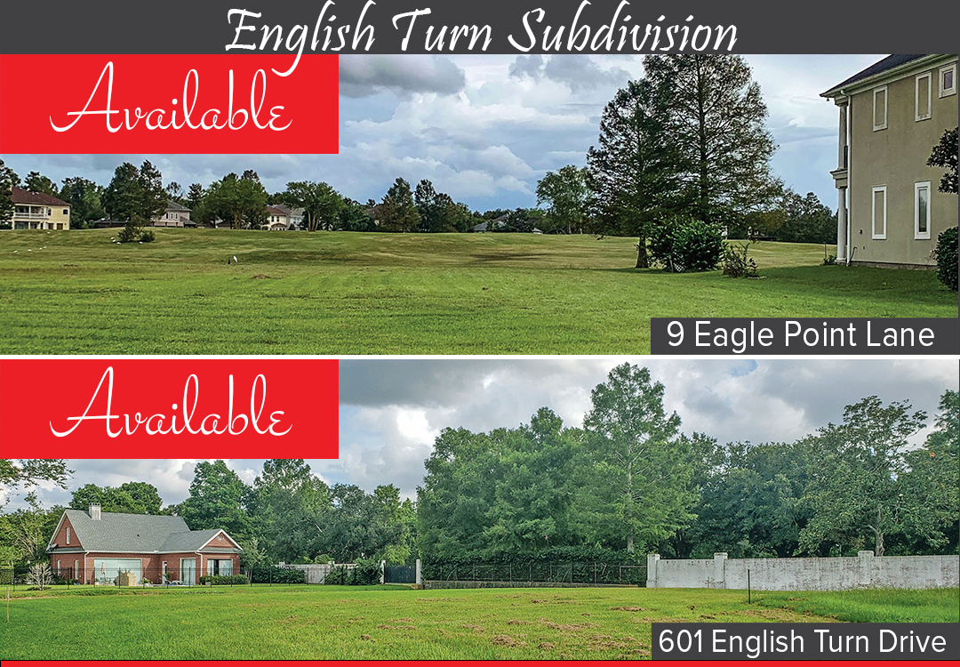 thekellywgroup's tweet photo. Check out these 2 #lotsforsale at English Turn Subdivision just minutes from downtown New Orleans - and #buildyourdreamhome!   https://t.co/LSonpdP1L8
#customhome #newhomeconstruction #buyalot  @Englishturn_gcc https://t.co/RFDUh6T8Ab