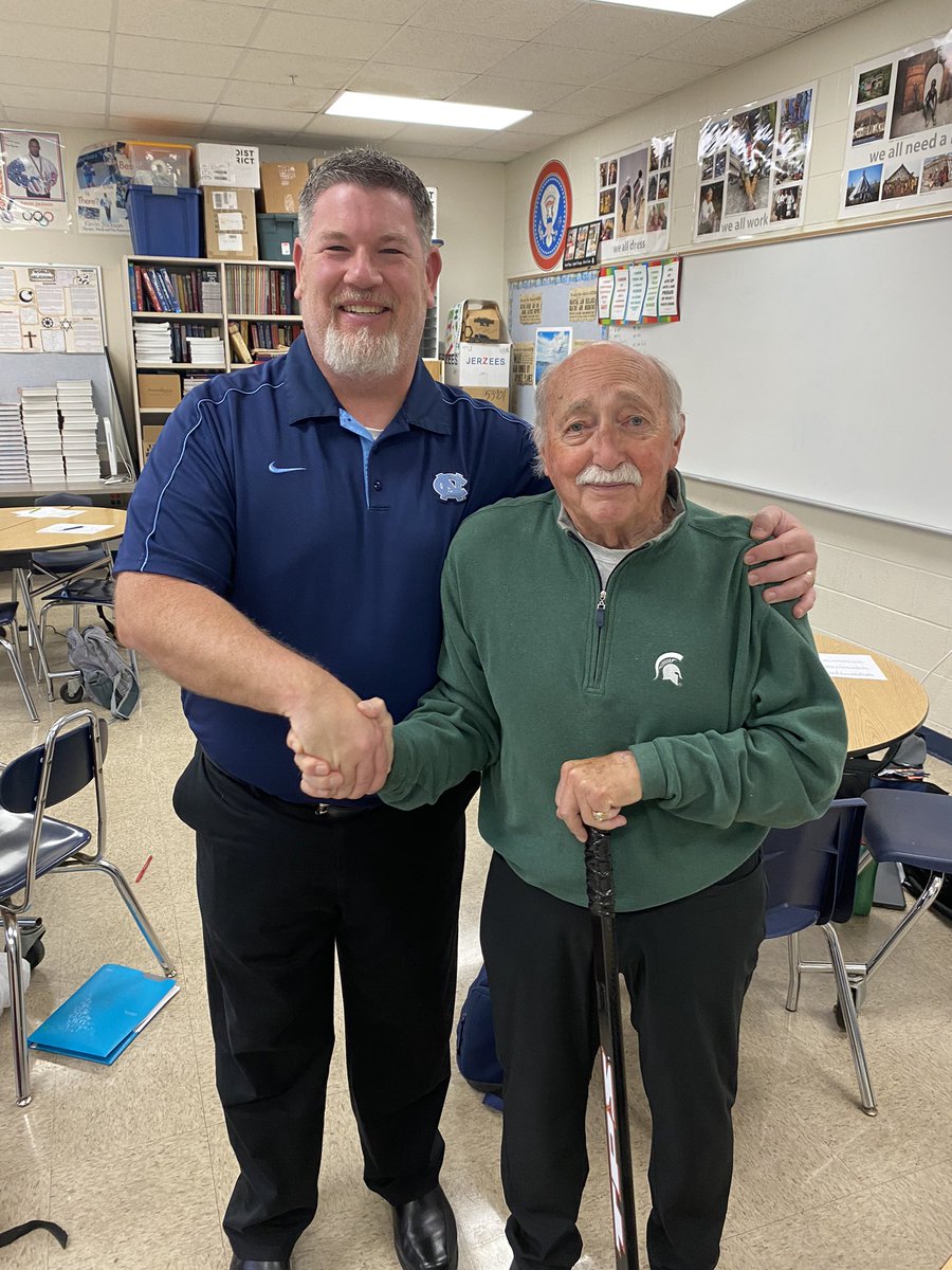Welcome back Mike Kerner!  MHS principal from 1993-2000!