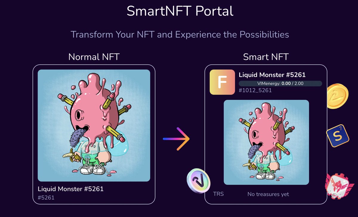 VIMworldGlobal's tweet image. Click!

That’s all it takes to #Smartify your Liquid Monsters #NFT. Head over to the #VIMworld Portal and make sure you stay drippy!

#BSC #BinanceNFT #VIMs #LiquidMonsters