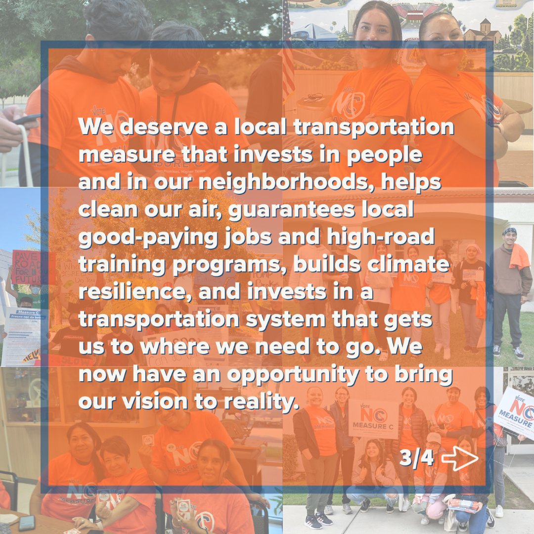 nomeasurec's tweet photo. Thank you to all the voters who believe in a better transportation future for Fresno County. Now is the time to chart our own path forward, a path that leads us to an inclusive transportation plan that is truly reflective of community needs and opportunities. https://t.co/l7q2wBtWqB