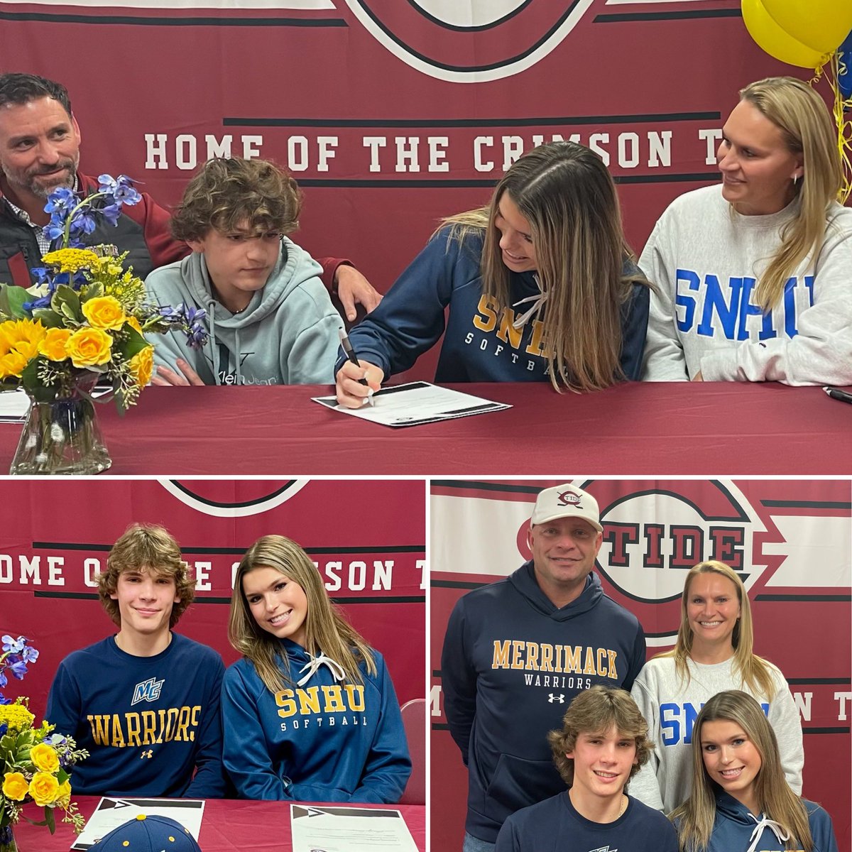 CHS Tide Softball (@chstidesoftball) on Twitter photo Congrats to Kennedy Craigue <a href="/kecraigue2023/">Kennedy Craigue</a> on signing her national letter of intent to continue her education and softball career at SNHU! It was a big day for the Craigue family, with cousin Brooks signing with Merrimack for baseball. Congrats to all! Congrats to Kennedy Craigue <a href="/kecraigue2023/">Kennedy Craigue</a> on signing her national letter of intent to continue her education and softball career at SNHU! It was a big day for the Craigue family, with cousin Brooks signing with Merrimack for baseball. Congrats to all!