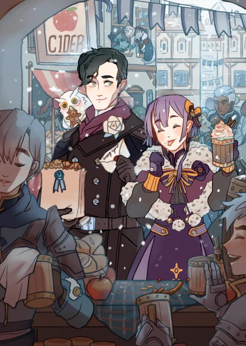 I think that FE3H is the FE game I participated in the fewest projects for while it was the most recent game, but I feel like my art really leveled up over the past few years, and I really enjoyed focusing more time on making a couple of really nice projects with friends. 
