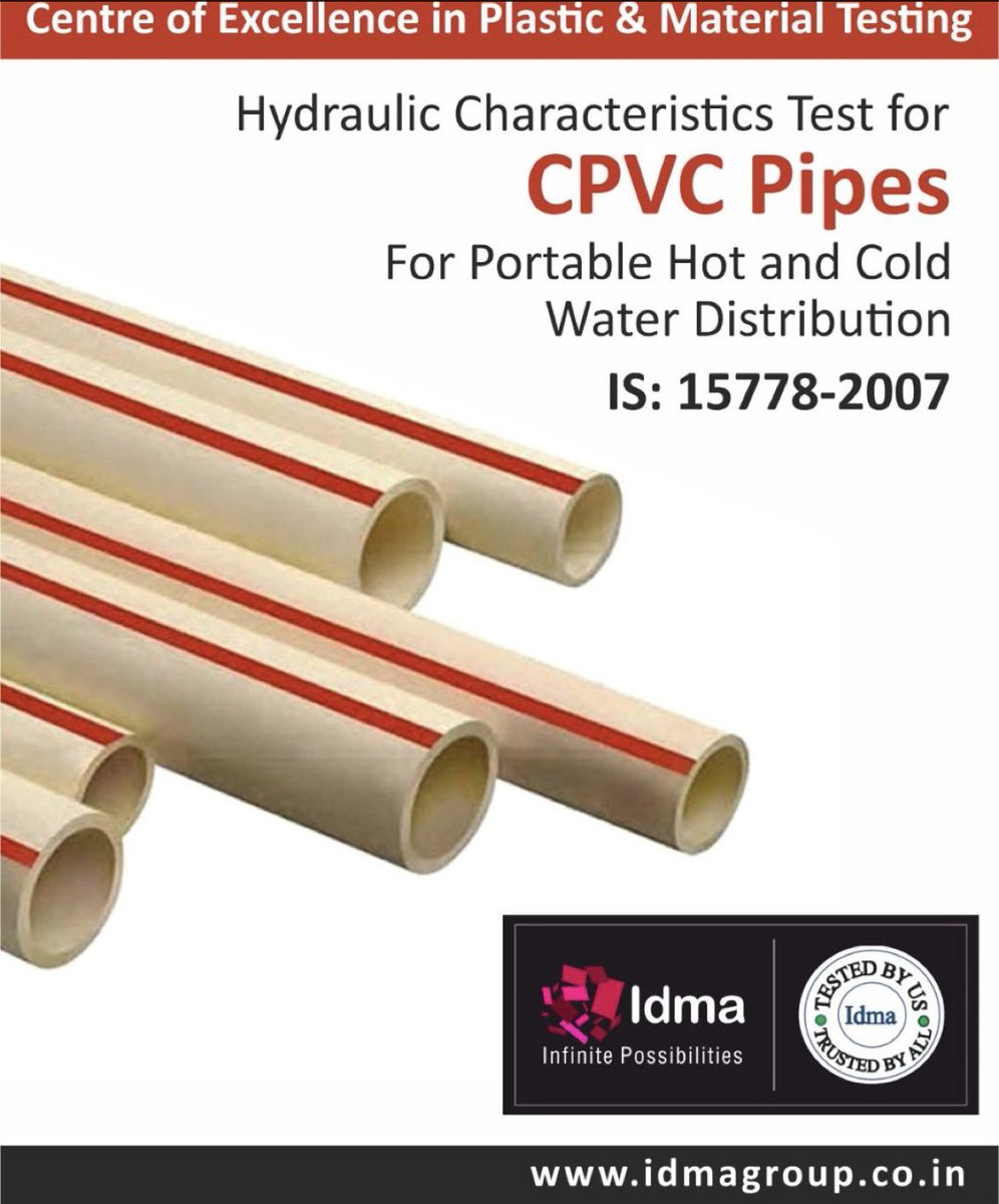 IdmaGroup's tweet photo. At our #Plastic & #MaterialTesting Laboratories we undertake #Testing of #hydrostaticpressuretesting for #plasticfittings (#pvc) & #pipes
#hydrostatictest #pipe #qualityassurance #qualitycontrol #qualitytesting #fabricatedplastics https://t.co/eH48oDoPUN